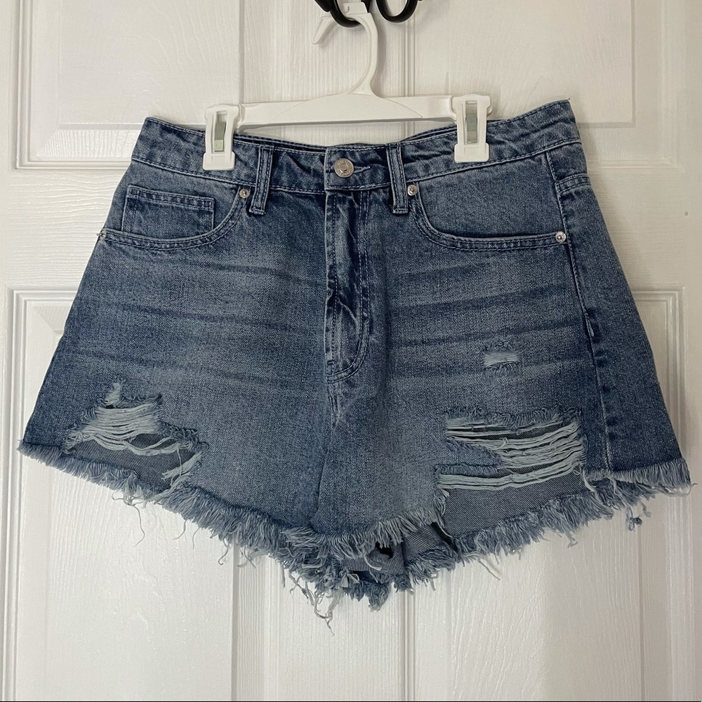 Denim shorts